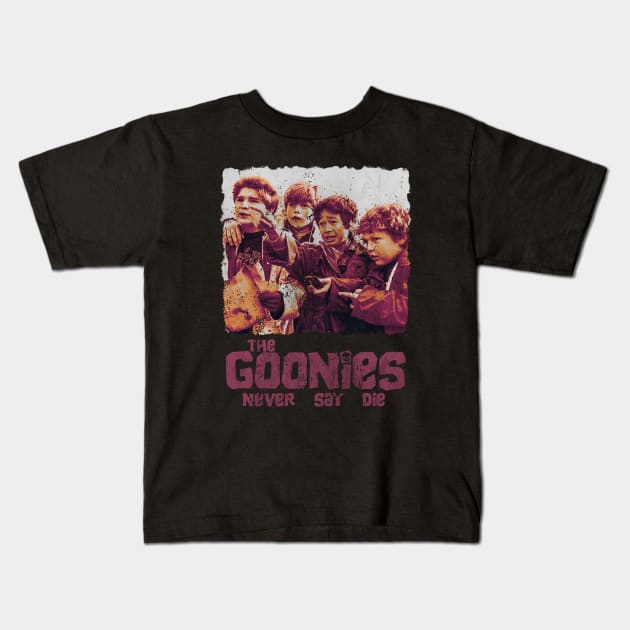 The goonies adventure Kids T-Shirt by Polaroid Popculture
